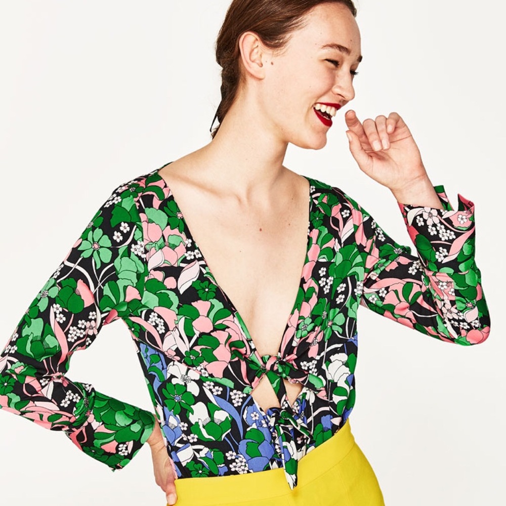 Floral Zara bodysuit